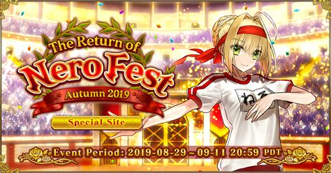 fgo nero fest|fate nero.